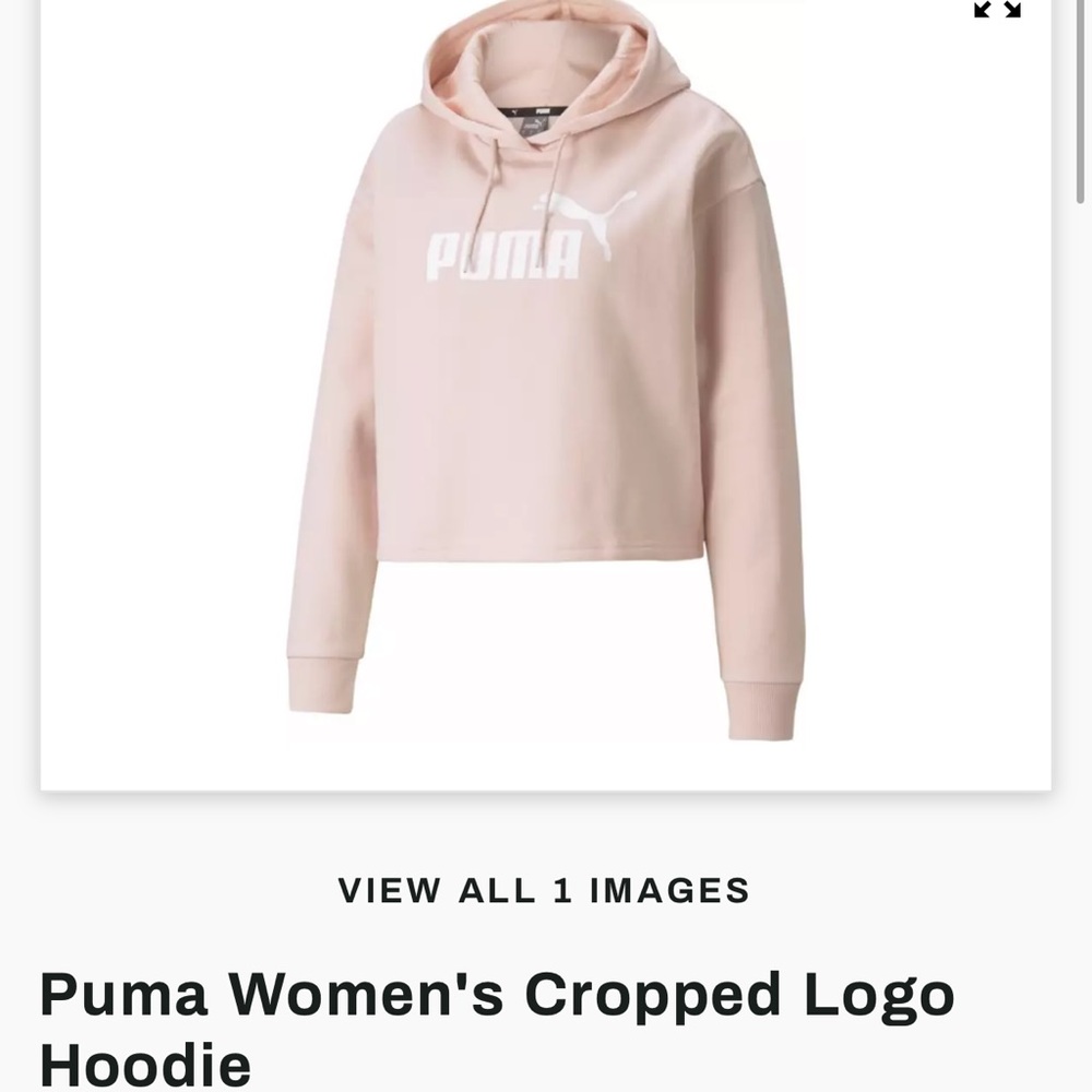 Puma Women's Cropped Logo Hoodie